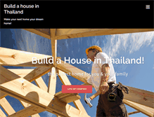 Tablet Screenshot of buildhouseinthailand.com